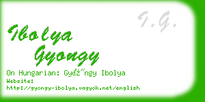 ibolya gyongy business card